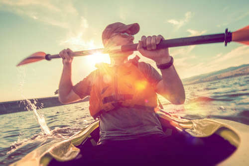private coaching kayak paddler